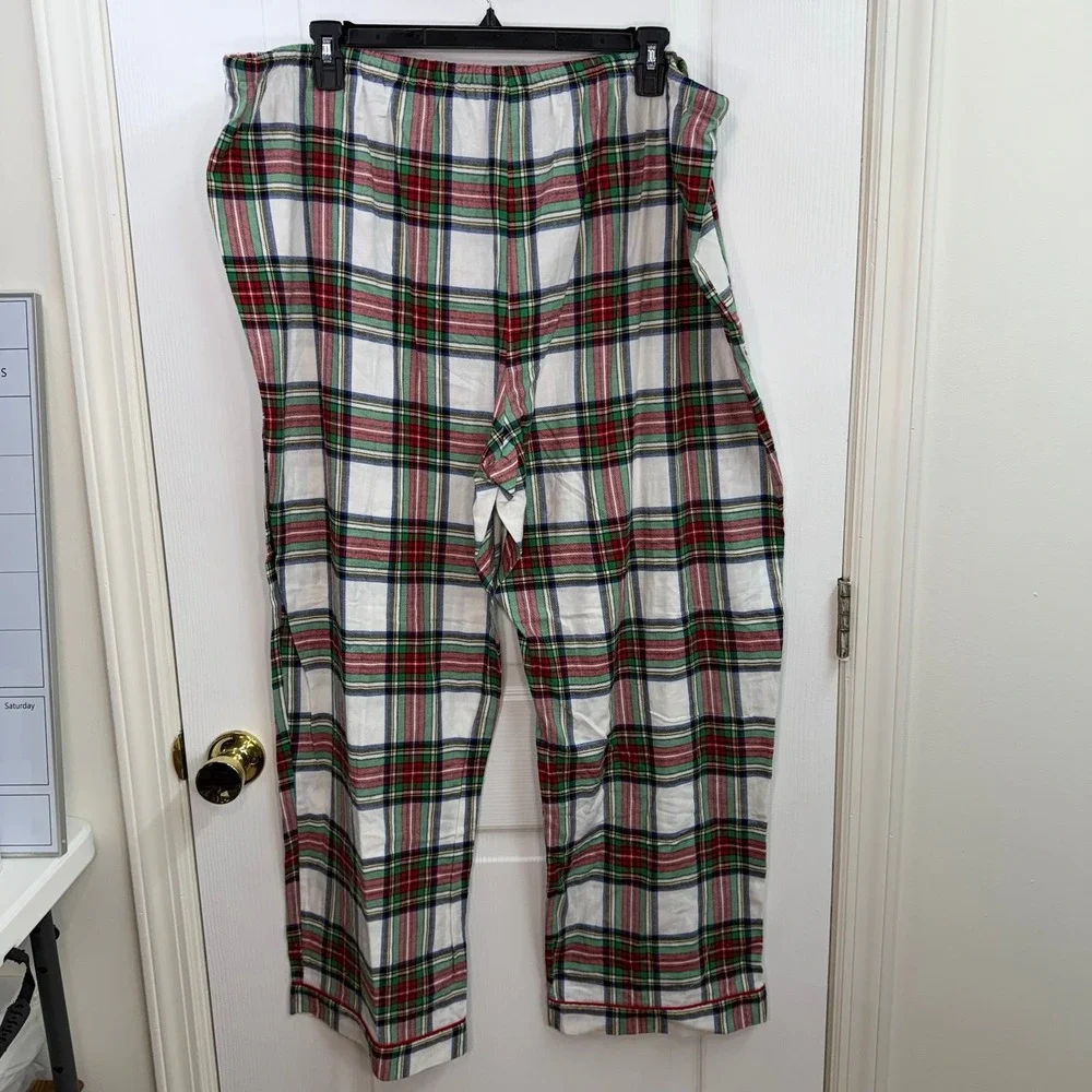 NEW Wondershop pull on plaid straight leg pajama pants 3X‎ sleepwear loungewear